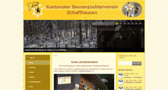 Desktop Screenshot of bienen-sh.ch